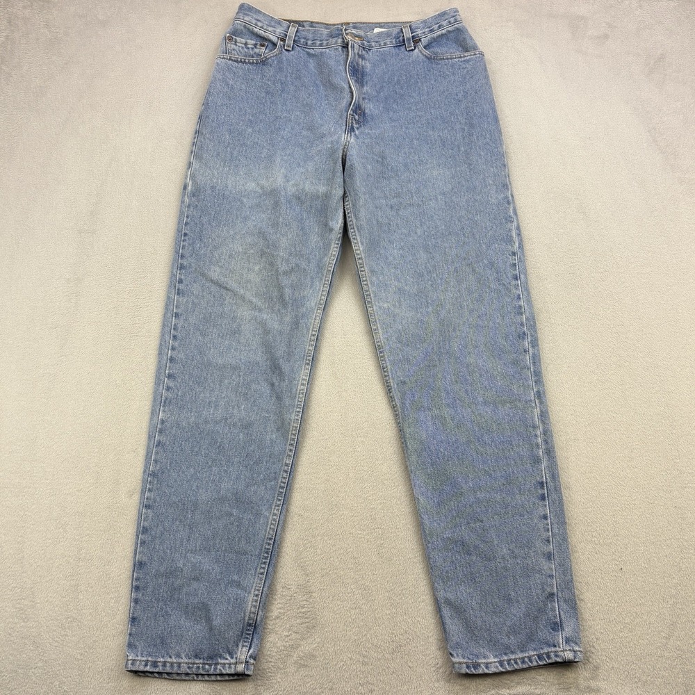 Vintage Levis Jeans Womens 16 MIS L 34x33 Blue Denim 550 Relaxed Tapered Faded